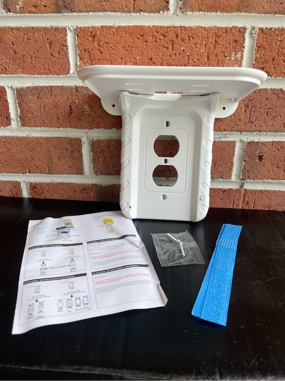 Wall Outlet Shelf Organizer